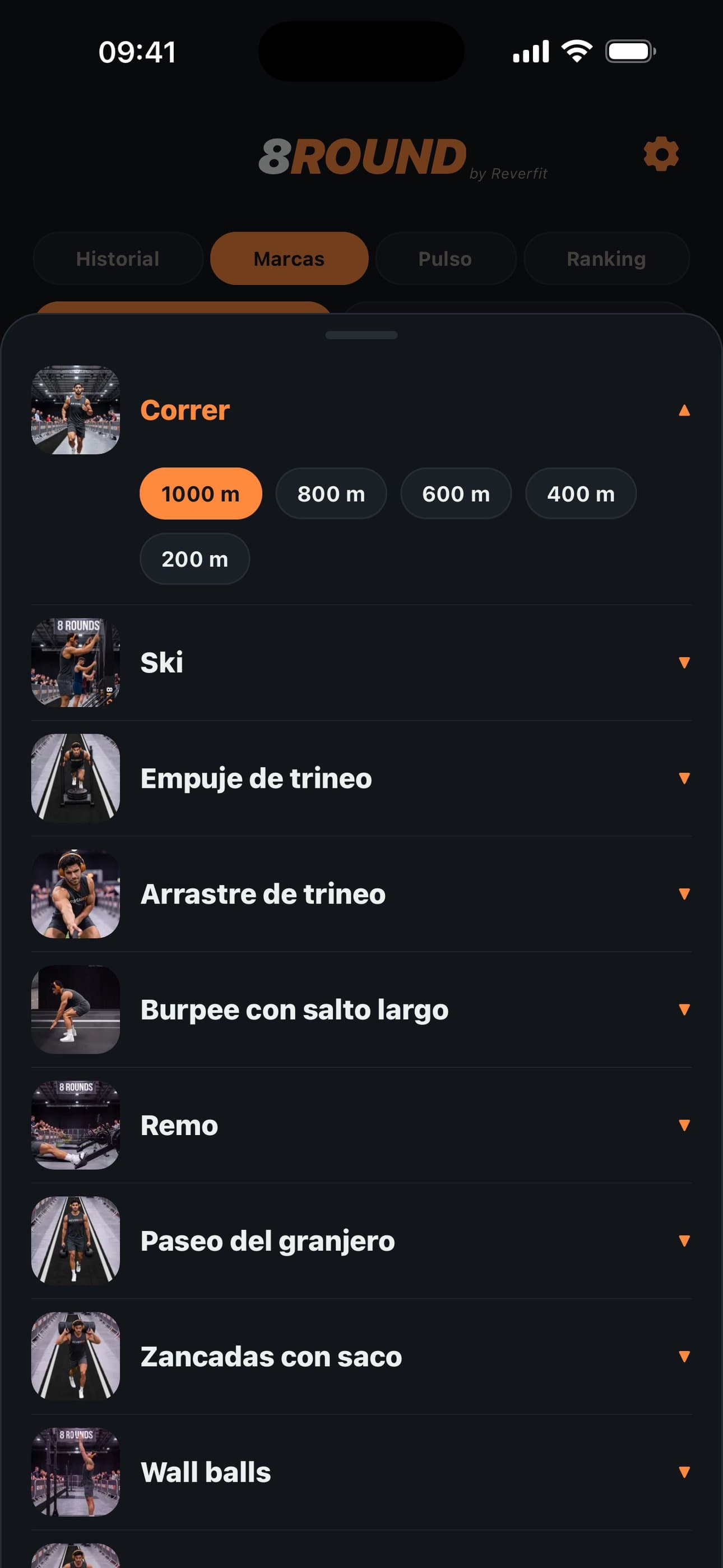 8Round: tus marcas por estación, con el selector de fotos