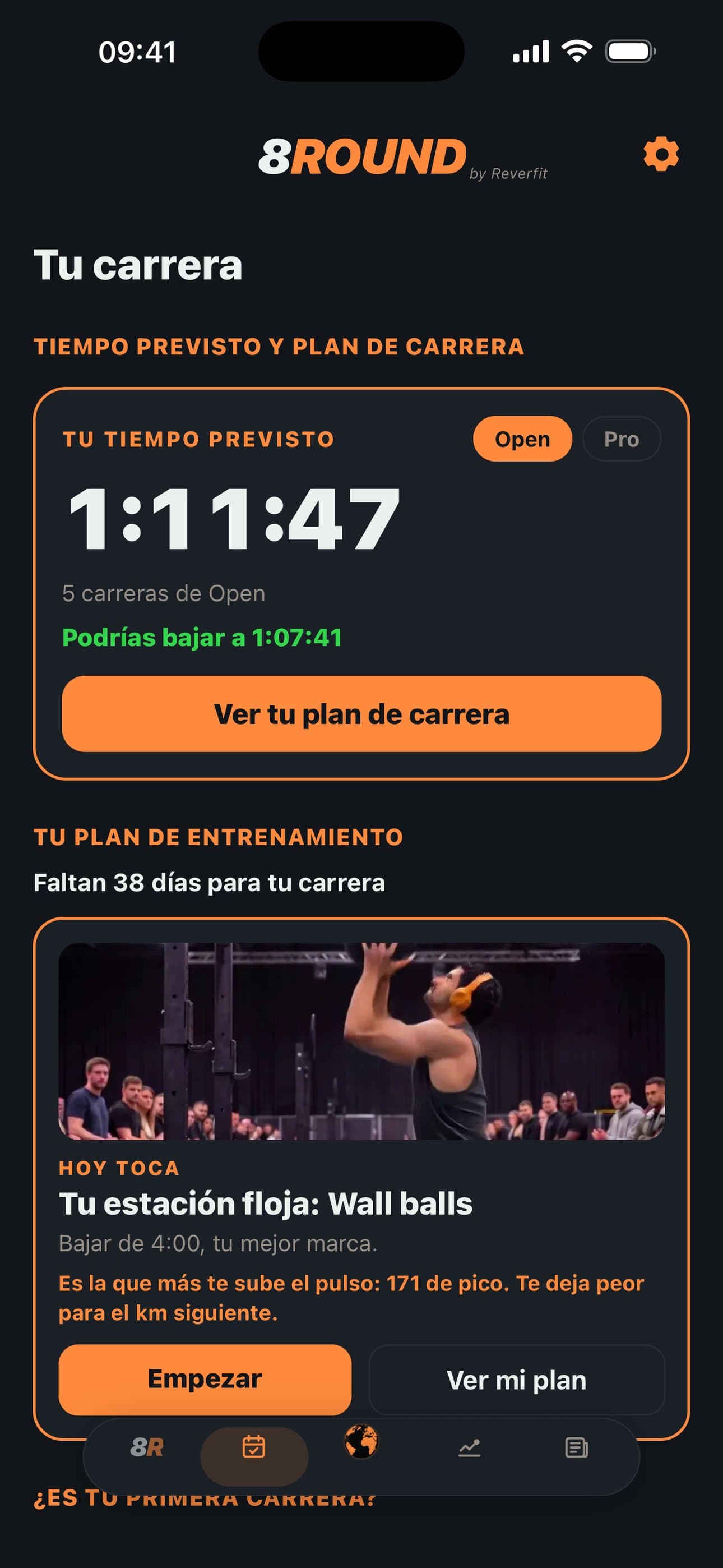 8Round: tu tiempo previsto y cuánto podrías bajar