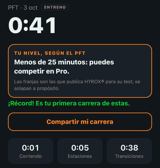 8Round: el resultado del test con tu nivel