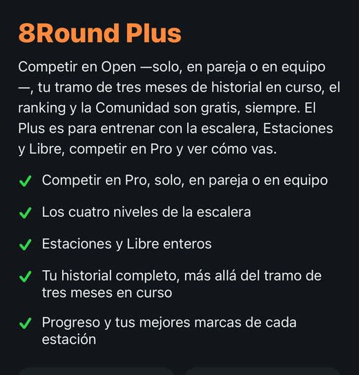 8Round: qué incluye el Plus