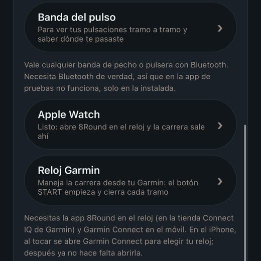 8Round: dónde se enganchan los relojes y la banda