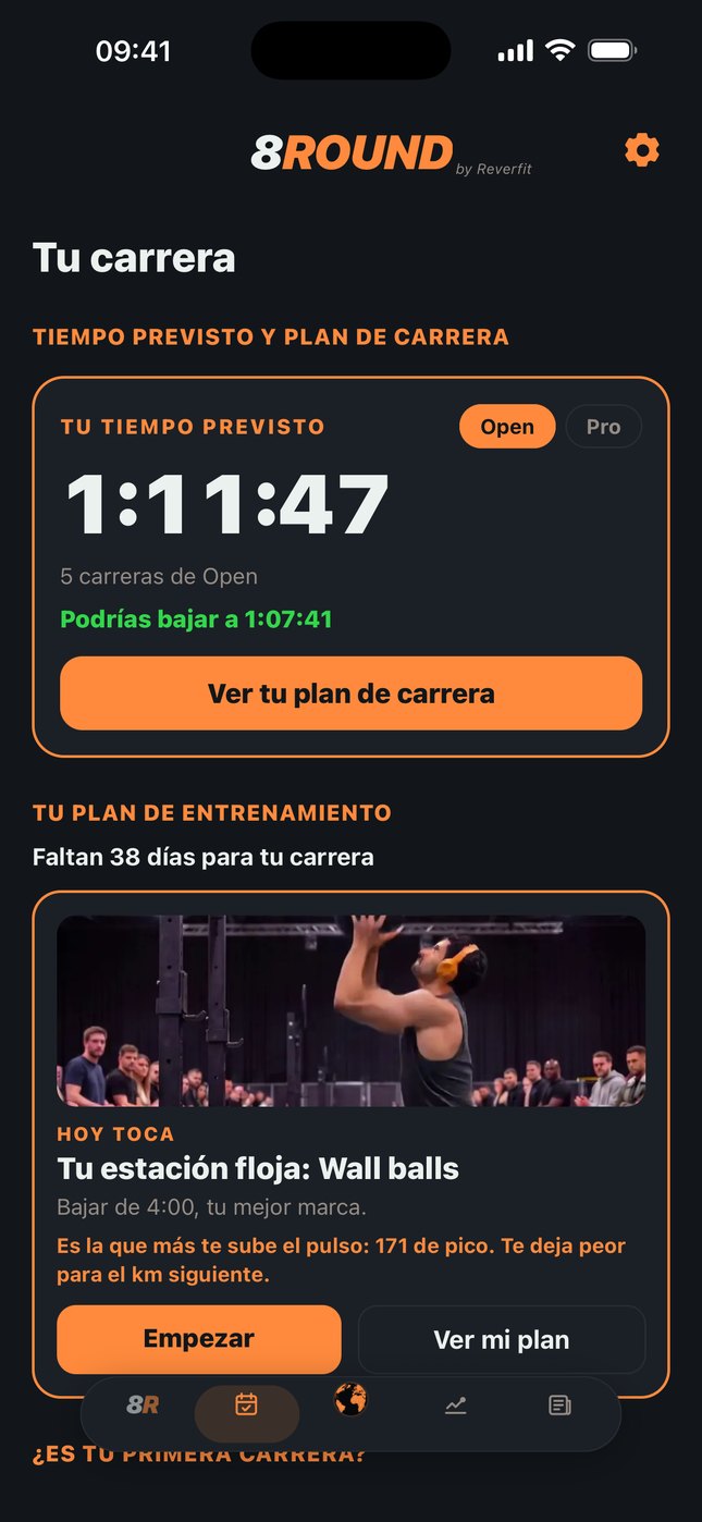 8Round: tu tiempo previsto y cuánto podrías bajar